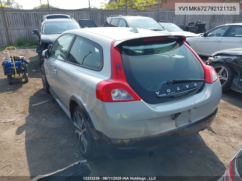 2009 Volvo C30 2.4I/T5 VIN: YV1MK672792121125 Lot: 12333236