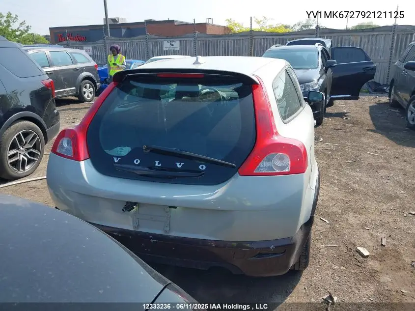 2009 Volvo C30 2.4I/T5 VIN: YV1MK672792121125 Lot: 12333236