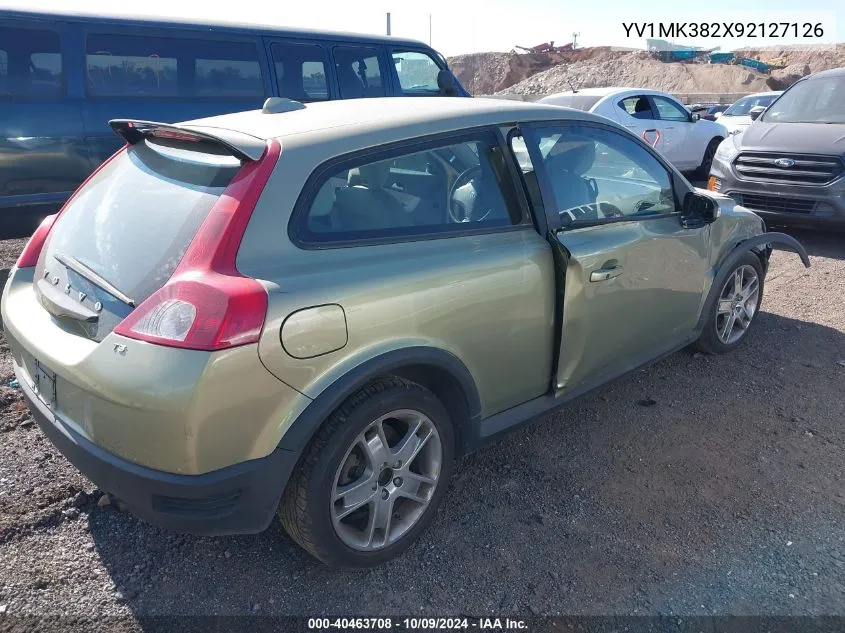 2009 Volvo C30 T5 VIN: YV1MK382X92127126 Lot: 40463708