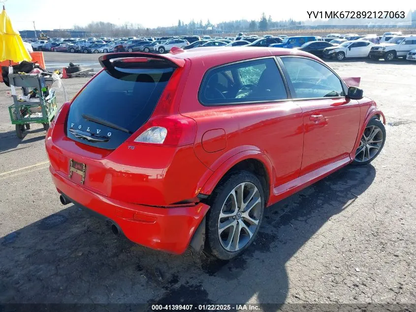 2009 Volvo C30 T5/T5 R-Design VIN: YV1MK672892127063 Lot: 41399407