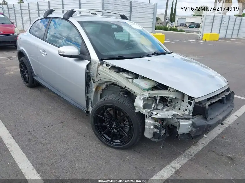 2010 Volvo C30 T5/T5 R-Design VIN: YV1672MK7A2174919 Lot: 42254387