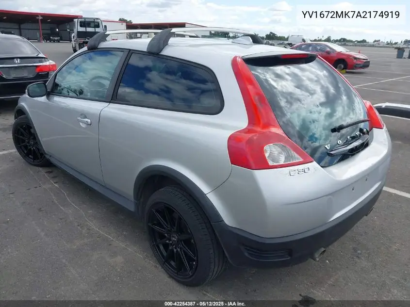 2010 Volvo C30 T5/T5 R-Design VIN: YV1672MK7A2174919 Lot: 42254387