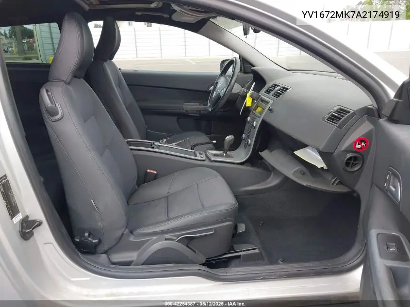 2010 Volvo C30 T5/T5 R-Design VIN: YV1672MK7A2174919 Lot: 42254387