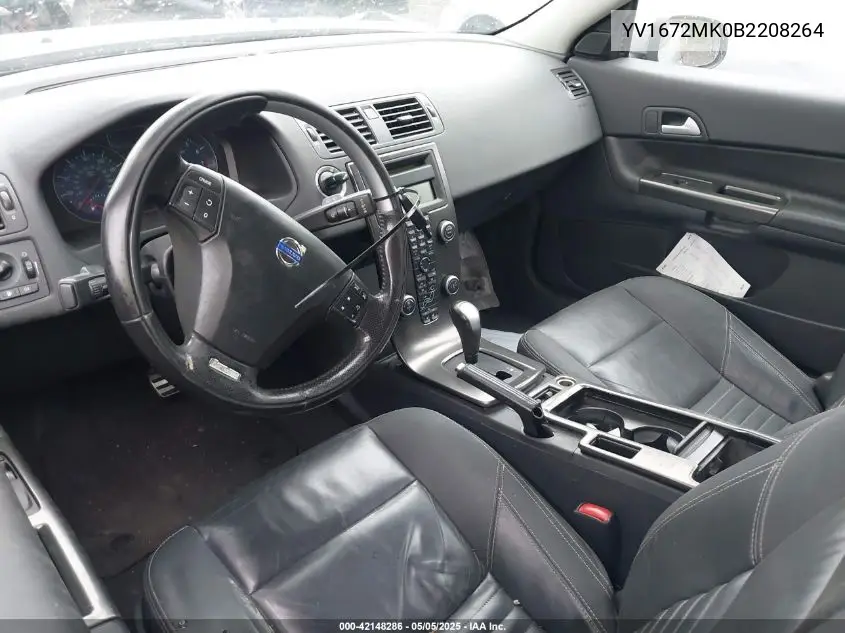 2011 Volvo C30 T5/T5 R-Design VIN: YV1672MK0B2208264 Lot: 42148286