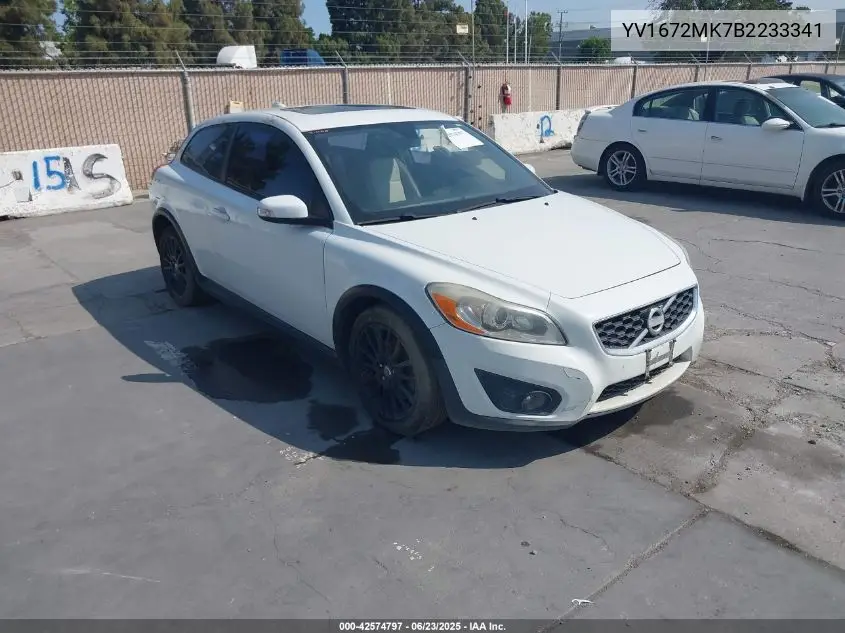 2011 Volvo C30 T5 VIN: YV1672MK7B2233341 Lot: 42574797