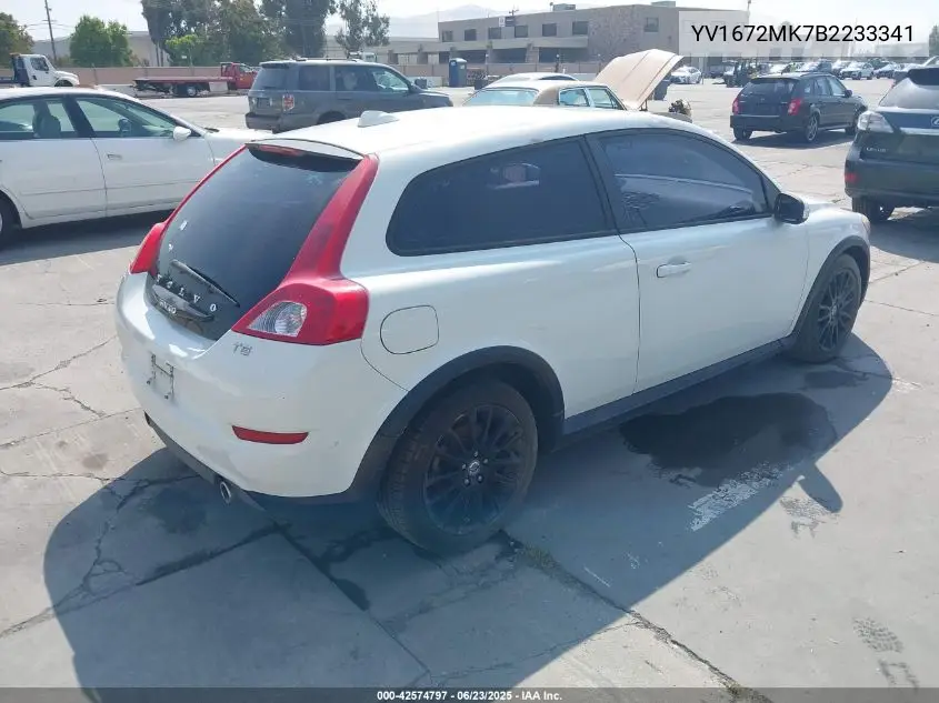 2011 Volvo C30 T5 VIN: YV1672MK7B2233341 Lot: 42574797