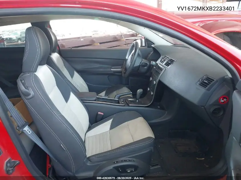 2011 Volvo C30 T5 R-Design VIN: YV1672MKXB2233401 Lot: 42630579
