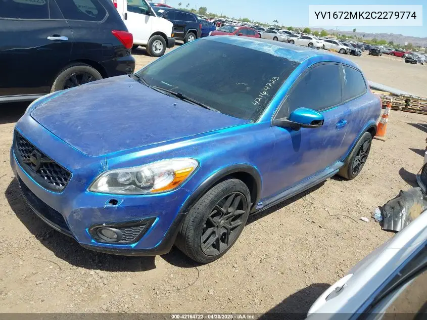 2012 Volvo C30 T5 VIN: YV1672MK2C2279774 Lot: 42164723