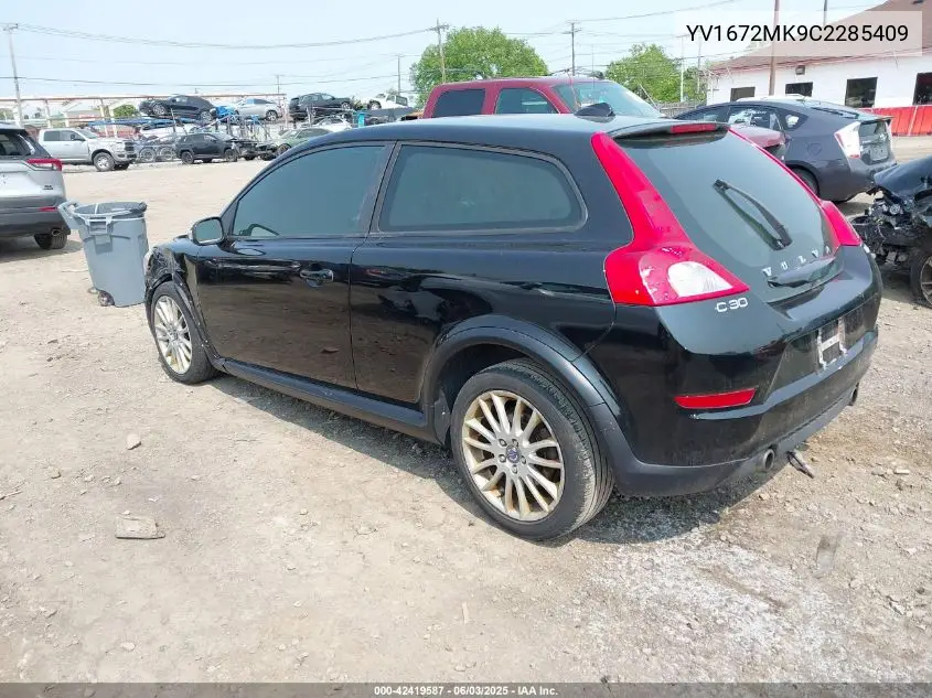 2012 Volvo C30 T5/T5 Platinum/T5 Premier Plus/T5 R-Design/T5 R-Design Platinum/T5 R-Design Premier Plus VIN: YV1672MK9C2285409 Lot: 42419587