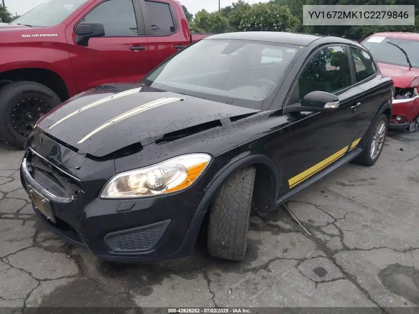 2012 Volvo C30 T5 VIN: YV1672MK1C2279846 Lot: 42626282