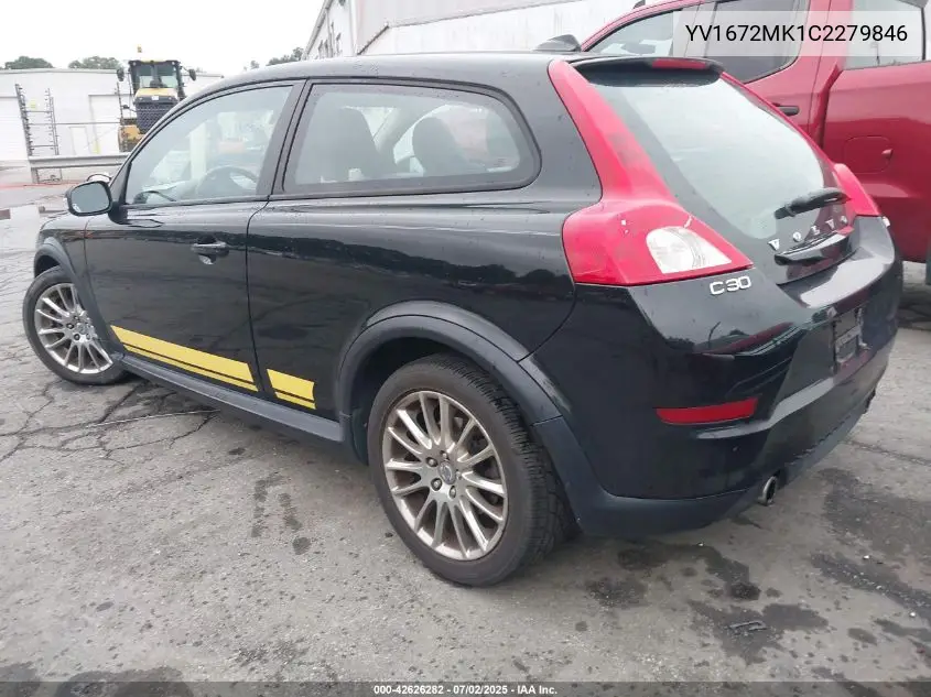 2012 Volvo C30 T5 VIN: YV1672MK1C2279846 Lot: 42626282