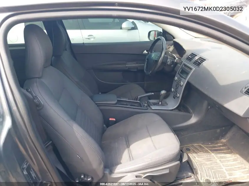 2013 Volvo C30 T5/T5 Platinum/T5 Premier/T5 Premier Plus/T5 R-Design/T5 R-Design Platinum/T5 R-Design Premier VIN: YV1672MK0D2305032 Lot: 42521597