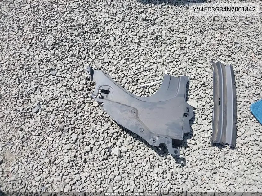 2022 Volvo C40 Recharge Pure Electric P8 Ultimate VIN: YV4ED3GB4N2001342 Lot: 42487954