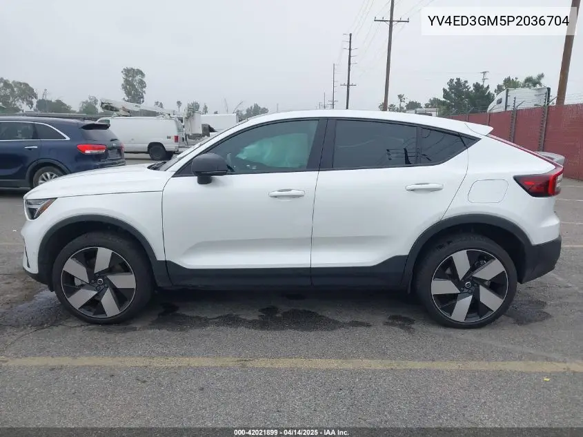 2023 Volvo C40 Recharge Pure Electric Twin Ultimate VIN: YV4ED3GM5P2036704 Lot: 42021899