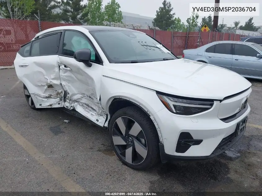 2023 Volvo C40 Recharge Pure Electric Twin Ultimate VIN: YV4ED3GM5P2036704 Lot: 42021899