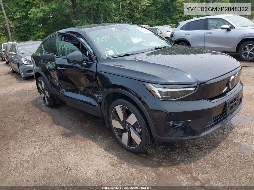 2023 Volvo C40 Recharge Pure Electric Twin Ultimate VIN: YV4ED3GM7P2048322 Lot: 42402501