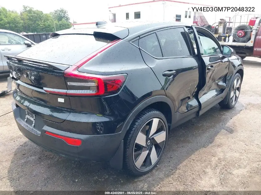 2023 Volvo C40 Recharge Pure Electric Twin Ultimate VIN: YV4ED3GM7P2048322 Lot: 42402501