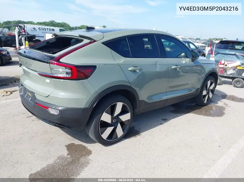 2023 Volvo C40 Recharge Pure Electric Twin Ultimate VIN: YV4ED3GM5P2043216 Lot: 42550665