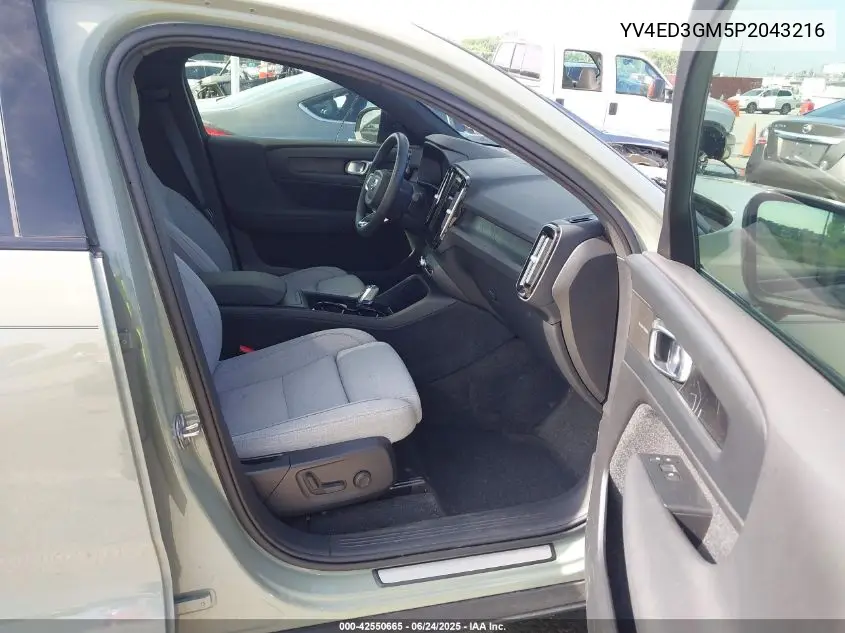 2023 Volvo C40 Recharge Pure Electric Twin Ultimate VIN: YV4ED3GM5P2043216 Lot: 42550665
