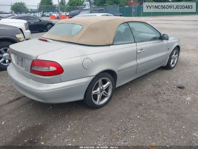 2001 Volvo C70 Turbo VIN: YV1NC56D91J020483 Lot: 42521628