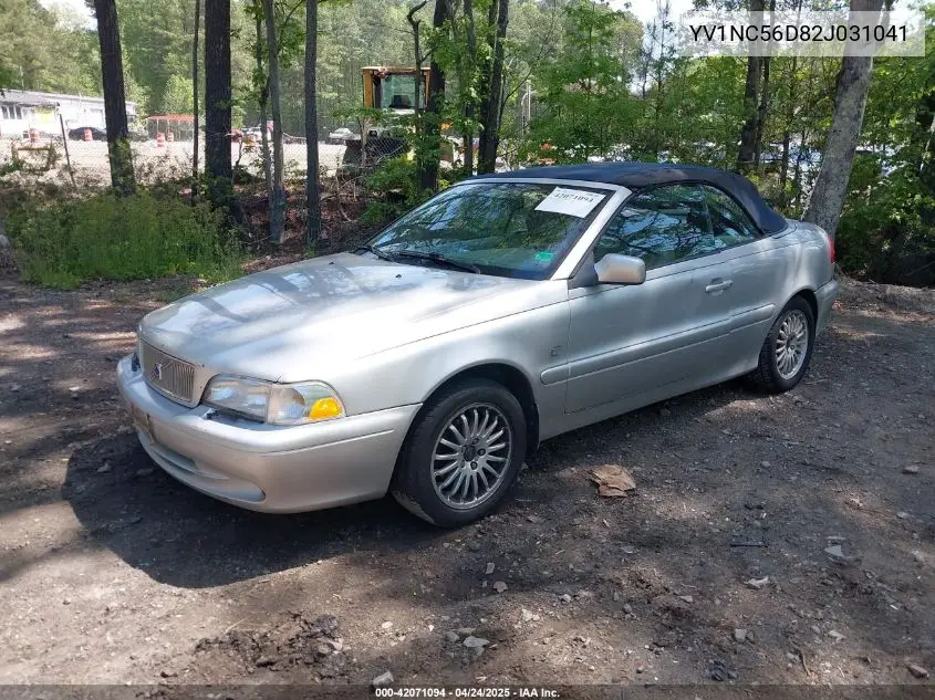 2002 Volvo C70 Lt VIN: YV1NC56D82J031041 Lot: 42071094