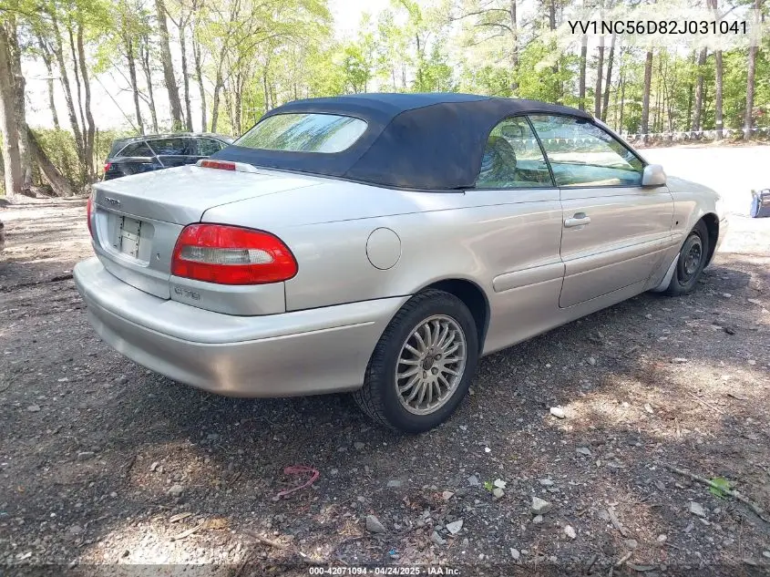 2002 Volvo C70 Lt VIN: YV1NC56D82J031041 Lot: 42071094