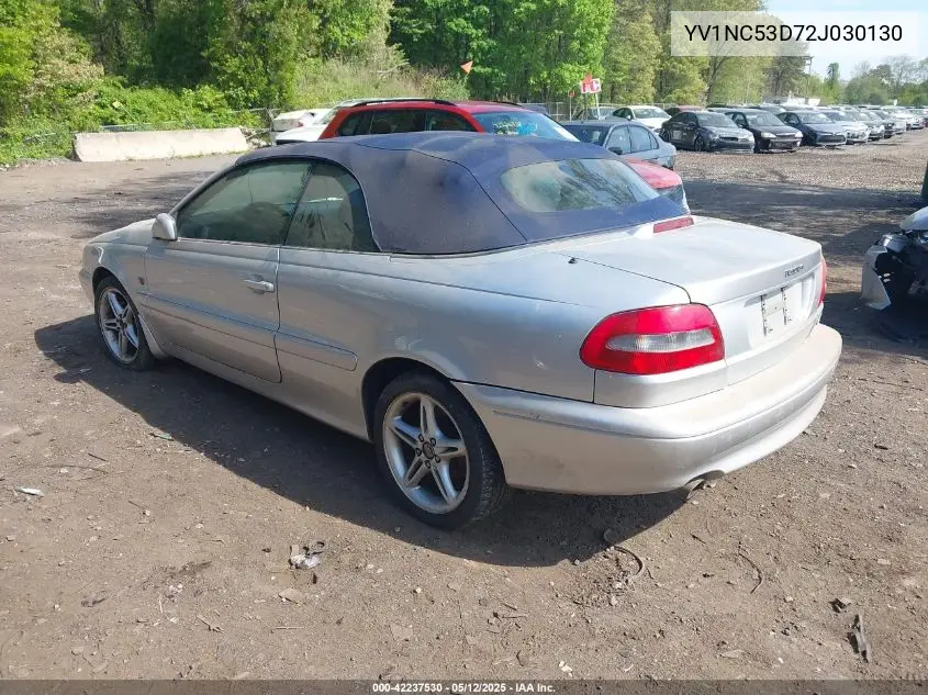 2002 Volvo C70 Ht VIN: YV1NC53D72J030130 Lot: 42237530