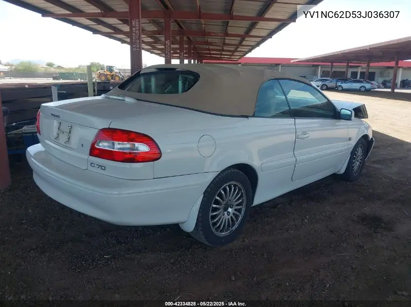 2003 Volvo C70 Ht VIN: YV1NC62D53J036307 Lot: 42334828
