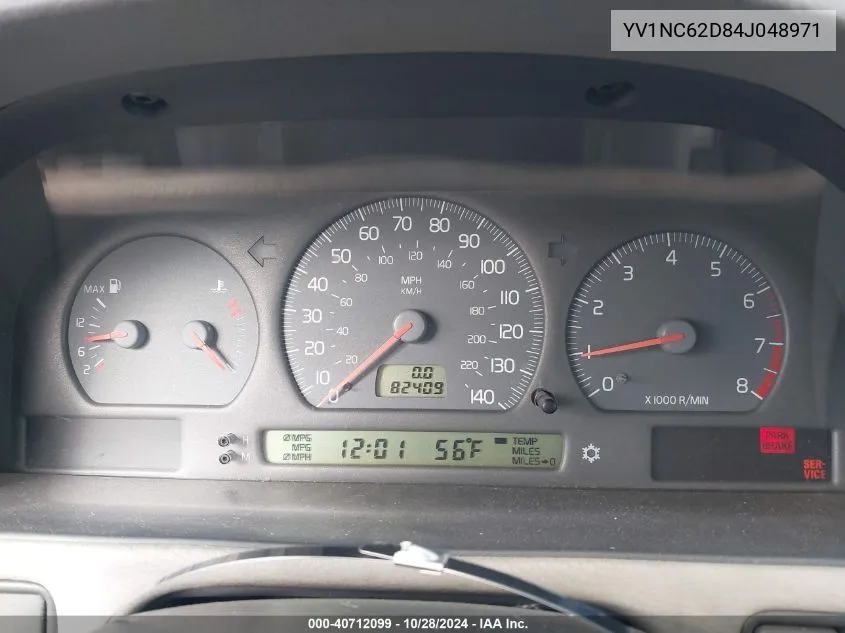 2004 Volvo C70 Ht VIN: YV1NC62D84J048971 Lot: 40712099