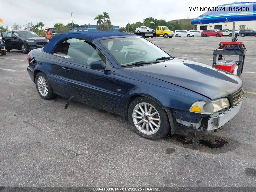 2004 Volvo C70 Lt VIN: YV1NC63D74J045400 Lot: 41383614