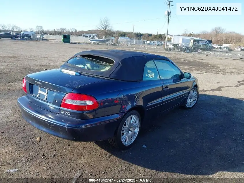 2004 Volvo C70 Ht VIN: YV1NC62DX4J041472 Lot: 41642747
