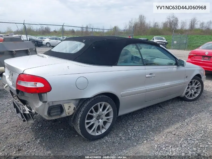 2004 Volvo C70 Lt VIN: YV1NC63D44J060968 Lot: 42166599