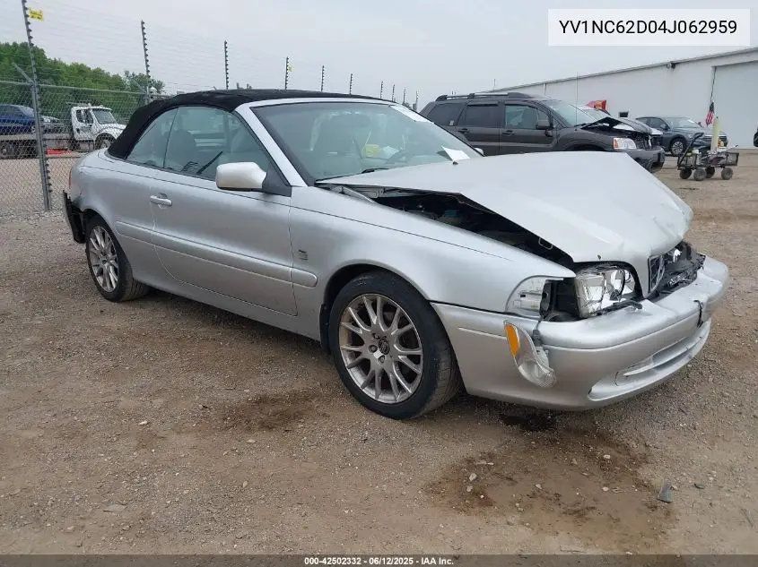2004 Volvo C70 Ht/Ht A Cv VIN: YV1NC62D04J062959 Lot: 42502332