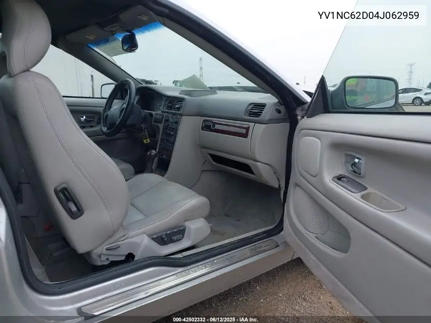 2004 Volvo C70 Ht/Ht A Cv VIN: YV1NC62D04J062959 Lot: 42502332