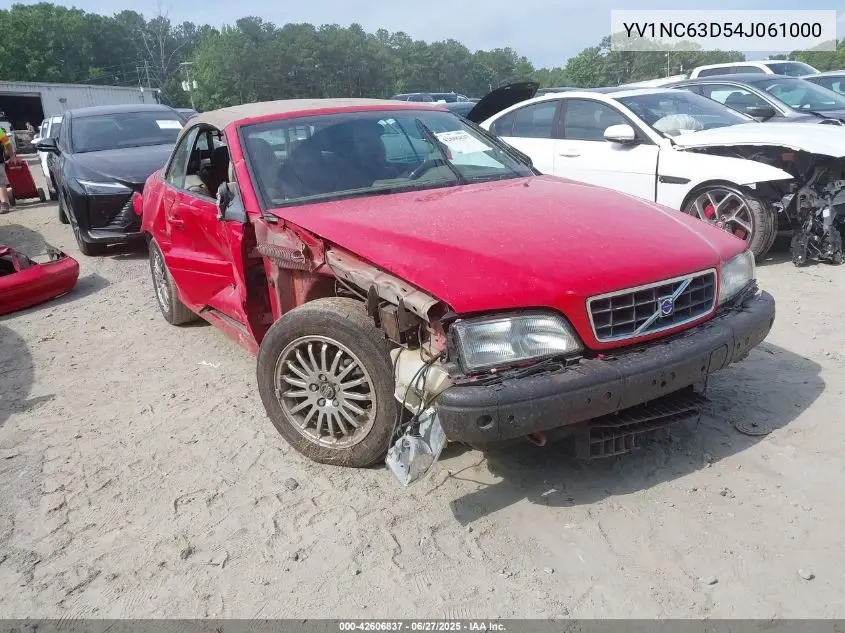 2004 Volvo C70 Lt VIN: YV1NC63D54J061000 Lot: 42606837