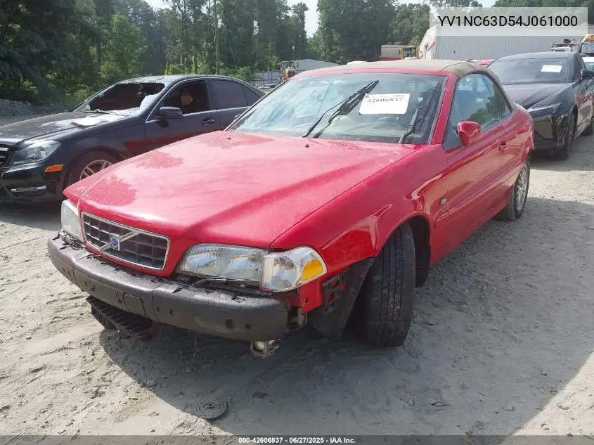 2004 Volvo C70 Lt VIN: YV1NC63D54J061000 Lot: 42606837