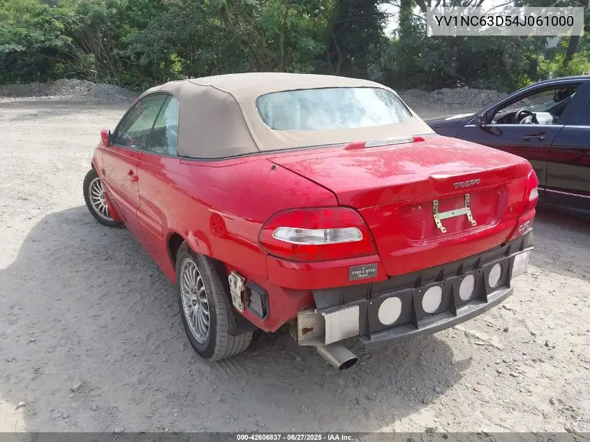 2004 Volvo C70 Lt VIN: YV1NC63D54J061000 Lot: 42606837