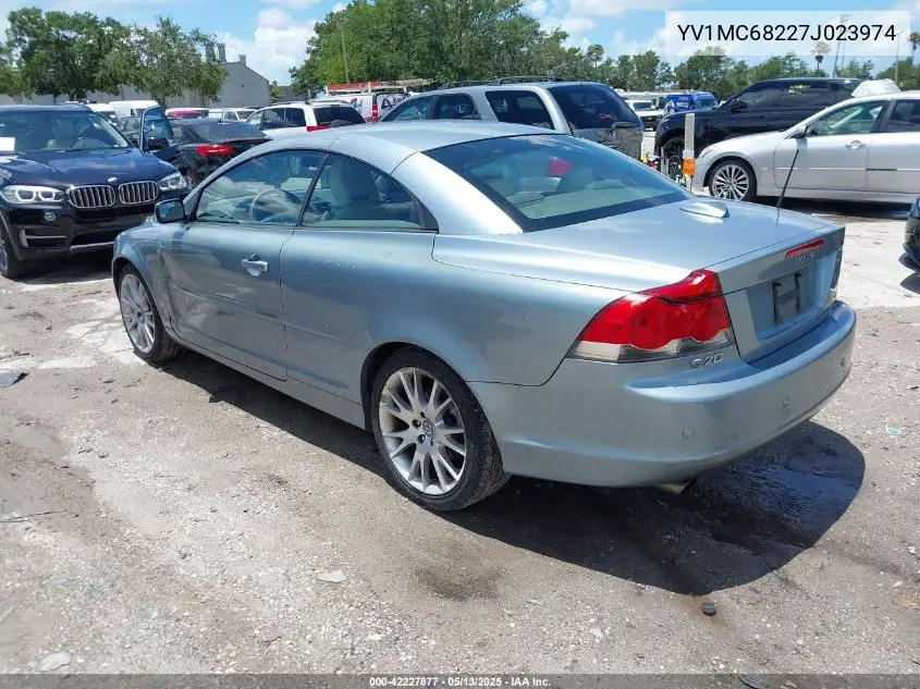 2007 Volvo C70 T5 VIN: YV1MC68227J023974 Lot: 42227877