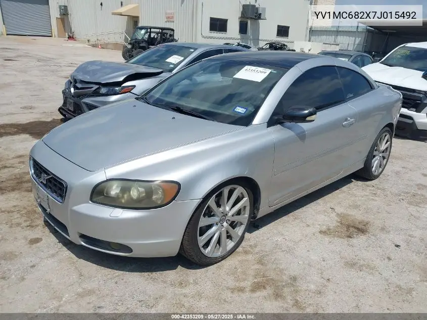 2007 Volvo C70 T5 VIN: YV1MC682X7J015492 Lot: 42353209