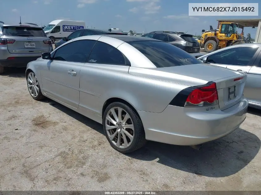 2007 Volvo C70 T5 VIN: YV1MC682X7J015492 Lot: 42353209