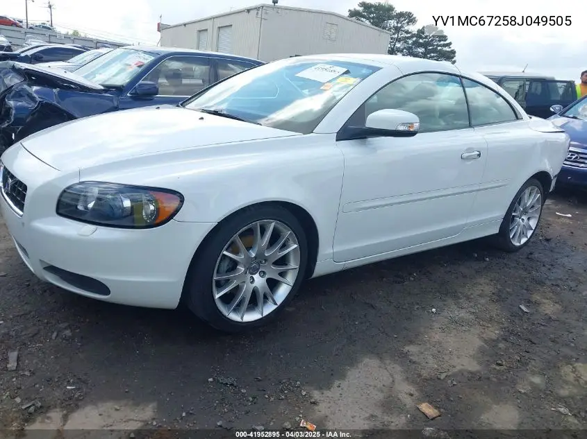 2008 Volvo C70 T5 VIN: YV1MC67258J049505 Lot: 41952895