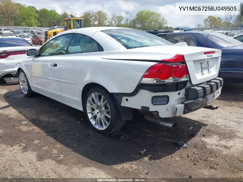 2008 Volvo C70 T5 VIN: YV1MC67258J049505 Lot: 41952895