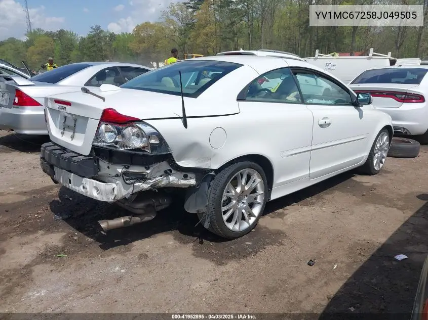 2008 Volvo C70 T5 VIN: YV1MC67258J049505 Lot: 41952895