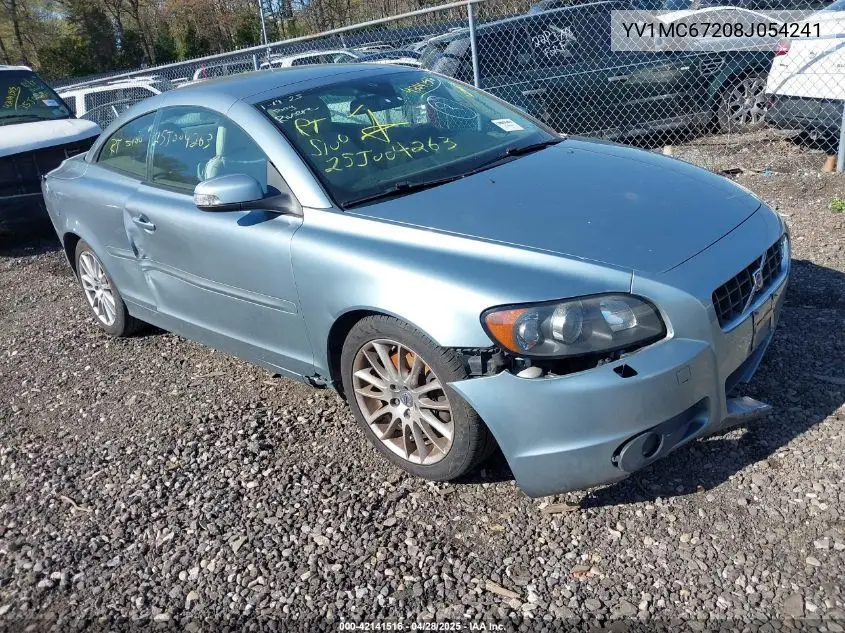 2008 Volvo C70 T5 VIN: YV1MC67208J054241 Lot: 42141516