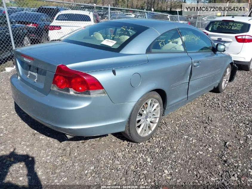 2008 Volvo C70 T5 VIN: YV1MC67208J054241 Lot: 42141516