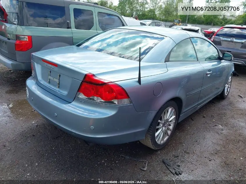 2008 Volvo C70 T5 VIN: YV1MC67208J057706 Lot: 42190498