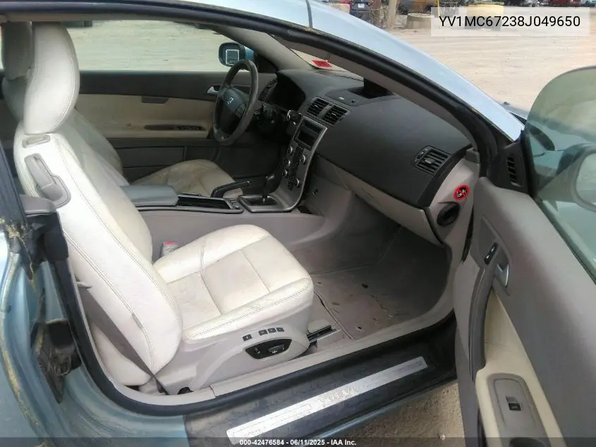 2008 Volvo C70 T5/T5 M VIN: YV1MC67238J049650 Lot: 42476584