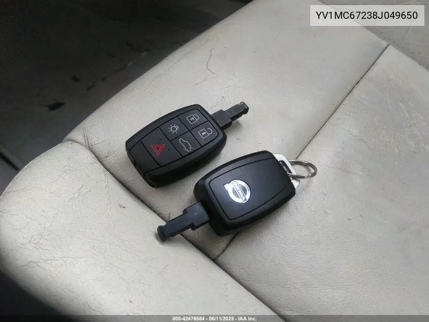 2008 Volvo C70 T5/T5 M VIN: YV1MC67238J049650 Lot: 42476584