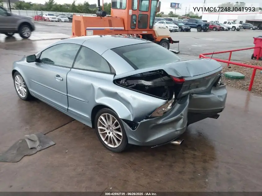 2008 Volvo C70 T5 VIN: YV1MC67248J041993 Lot: 42592729