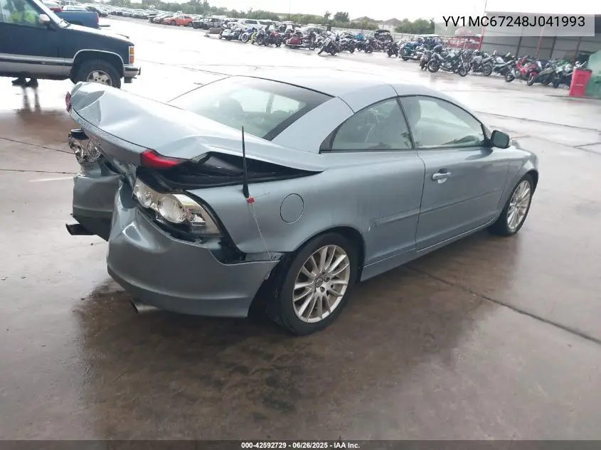 2008 Volvo C70 T5 VIN: YV1MC67248J041993 Lot: 42592729